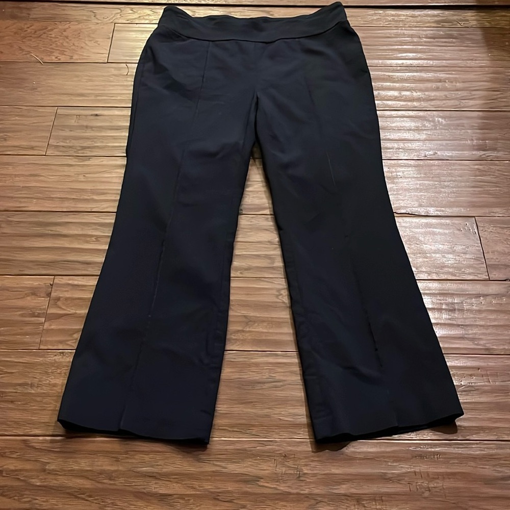 J. MCLAUGHLIN Ivy Pants in Winter Navy Blue Slim Crop Size 12